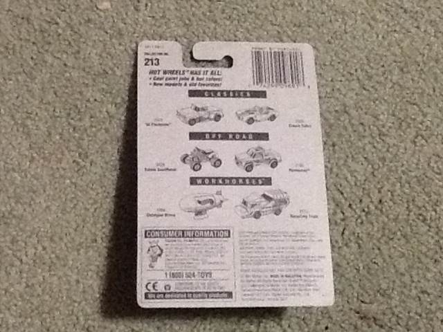 57 Chevy - Blue Collector Card toy car collectible - Main Image 2