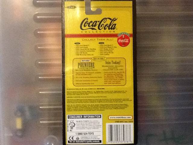 Matchbox Collectibles - Coca Cola - Coca Cola - Matchbox Collectibles toy car collectible - Main Image 2