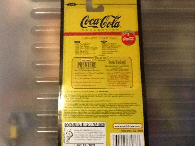 Matchbox Collectibles - Coca Cola - 1933 Ford Coupe - Coca Cola - Matchbox Collectibles toy car collectible - Main Image 2