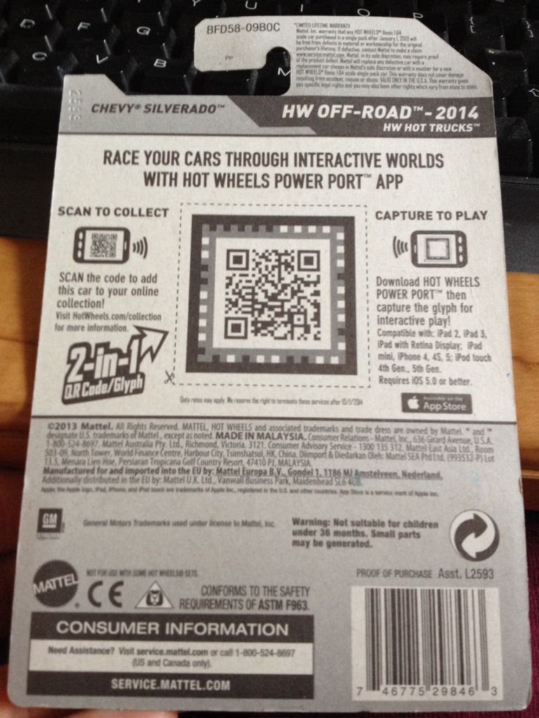 Chevy Silverado - 2014 HW Off-Road - Hot Trucks toy car collectible - Main Image 2