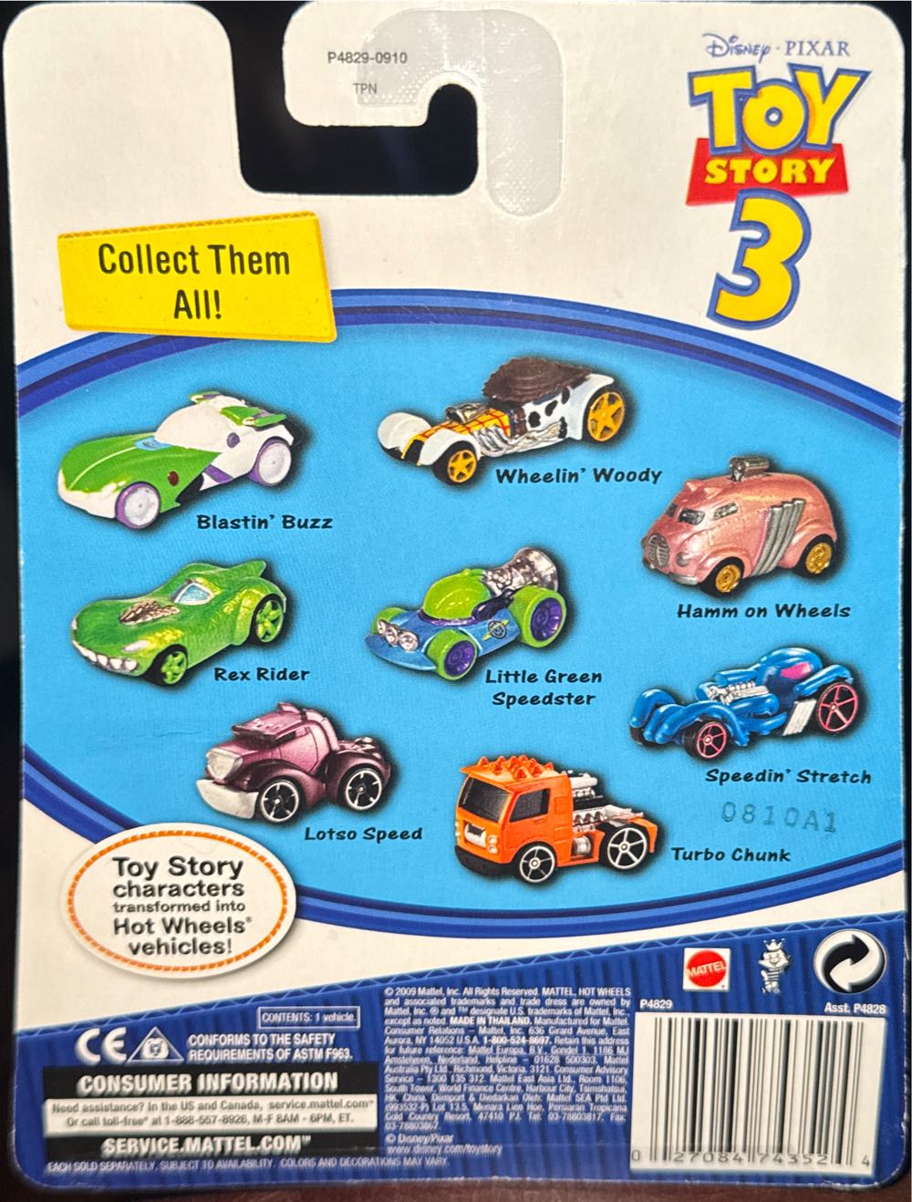 Blasting’ Buzz - Toy Story 3 toy car collectible - Main Image 3