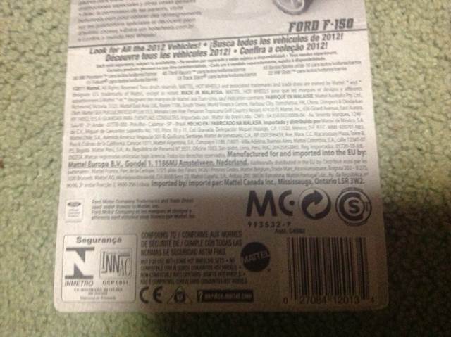 Ford F150 - 2012 Thrill Racers - Beach toy car collectible - Main Image 2