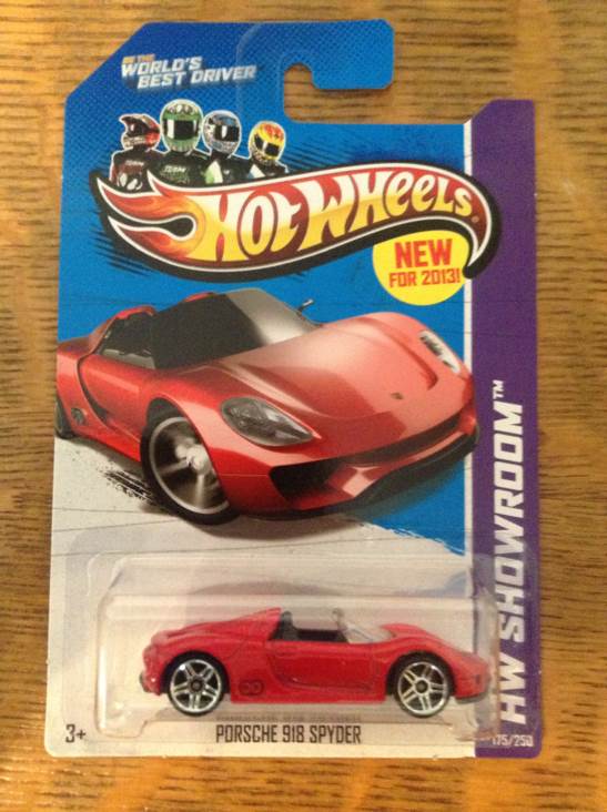 Porsche 918 Spyder - 2013 HW Shwroom toy car collectible - Main Image 1