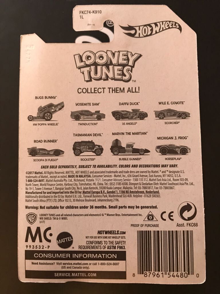 RockStar - Looney Tunes toy car collectible - Main Image 2