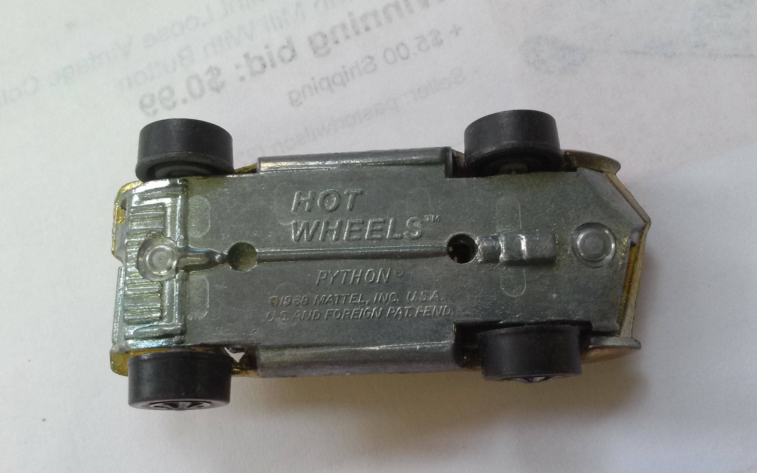 Python - Redline toy car collectible - Main Image 2