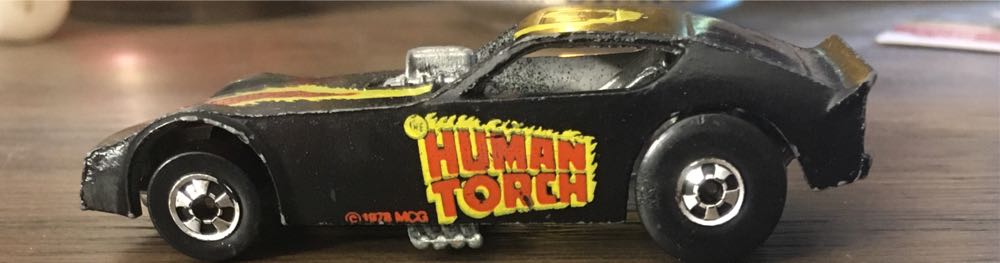 Human Torch - The Heroes toy car collectible - Main Image 3