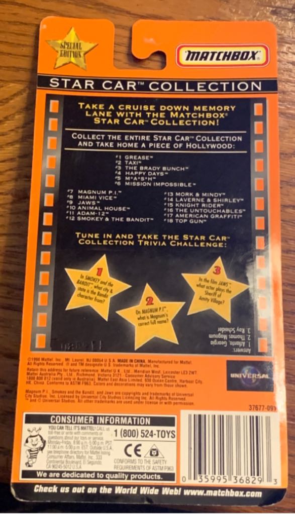 Magnum Pi Helicopter - MBX Stars Of Cars toy car collectible - Main Image 2