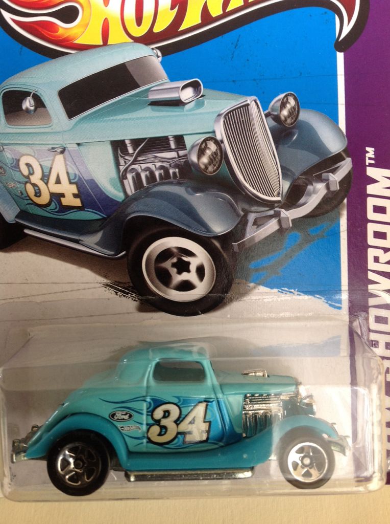 3-window 34 Ford - American Turbo toy car collectible - Main Image 2