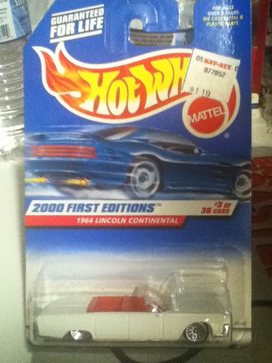 1964 Lincoln Continental - 2000 First Edition toy car collectible - Main Image 1