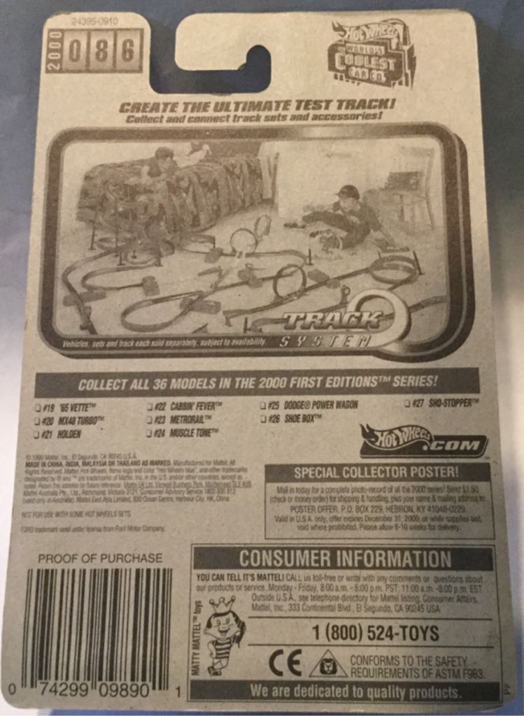Shoe Box - 2000 First Editions toy car collectible - Main Image 2