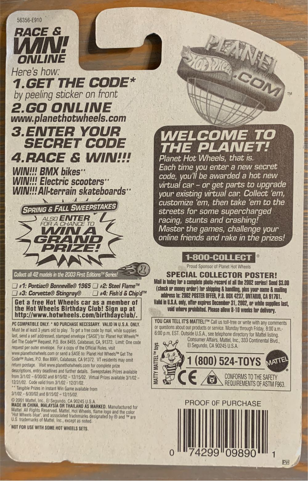 Fish’d & Chip’d - 2003 First Editions toy car collectible - Main Image 3