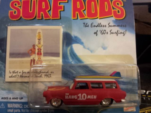 Johnny Lightning Hang Ten Men Amc Rambler - The Endless Summers of ’60s Surfing Series toy car collectible - Main Image 1