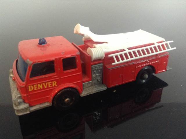 Fire Pumper Truck - Matchbox By Lesney toy car collectible - Main Image 2