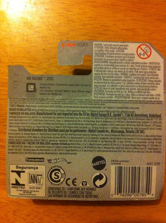 ’69 Chevelle - HW Racing ’13 toy car collectible - Main Image 2