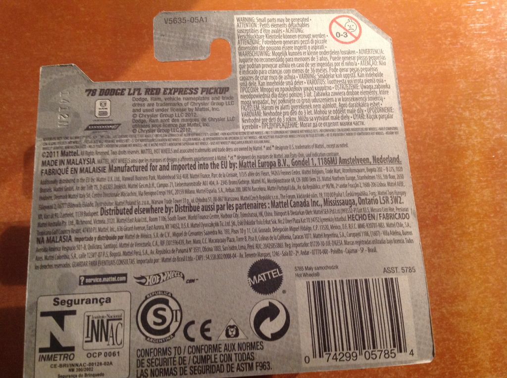 ’78 Dodge Lil Red Express Pickup - 2012 New Models toy car collectible - Main Image 2