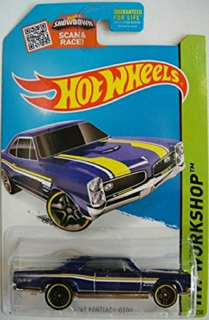 67 Pontiac GTO - HW WORKSHOP toy car collectible - Main Image 2