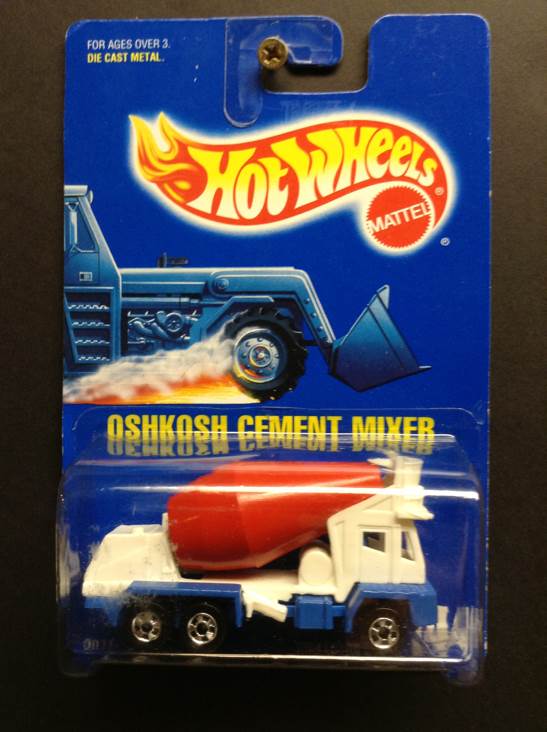 Oshkosh Cement Mixer - 92 Mainline Cars toy car collectible - Main Image 1