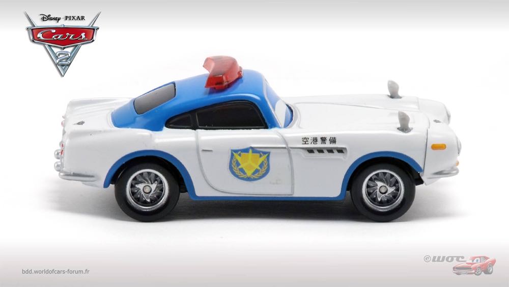 Security Guard Finn - (2011 - Cars 2) MOVIE MOMENTS (54) toy car collectible - Main Image 3