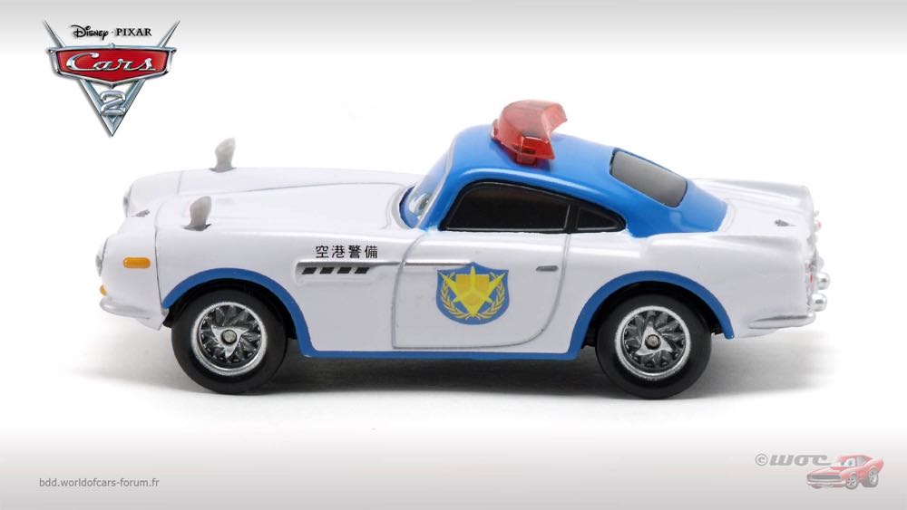 Security Guard Finn - (2011 - Cars 2) MOVIE MOMENTS (54) toy car collectible - Main Image 4