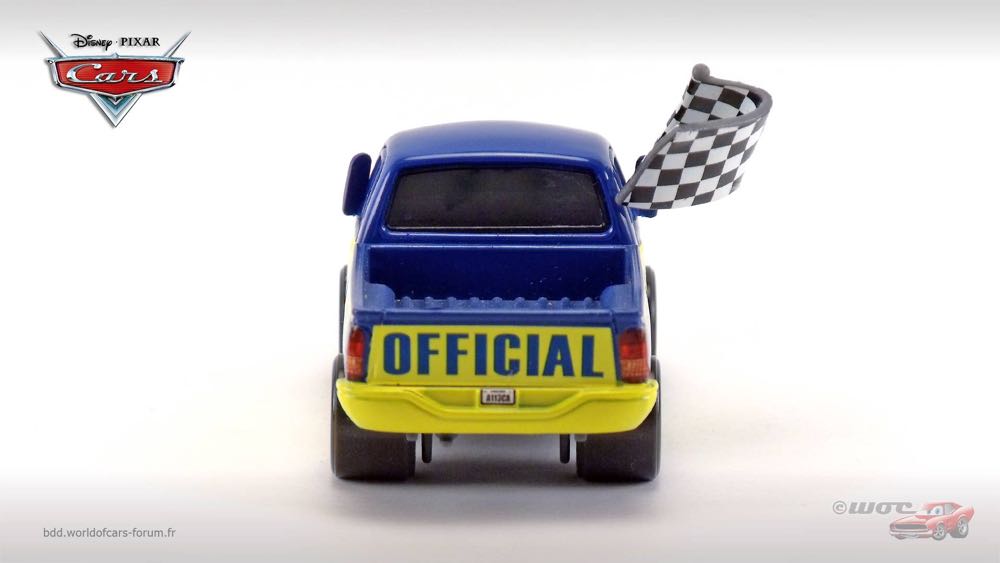 Dexter Hoover with Checkered Flag - (2014 - World of Cars) PISTON CUP (16) toy car collectible - Main Image 4