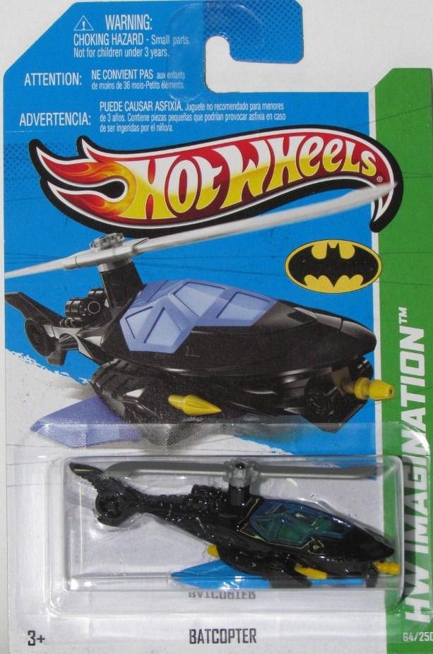 Batcopter - 2013 Batman Series toy car collectible - Main Image 2