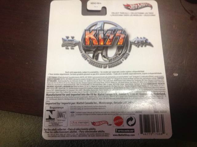 A-OK - HW Pop Culture - KISS toy car collectible - Main Image 2