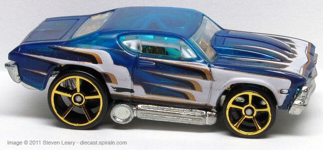 ‘69 Chevelle - 2009 - HW Track Stars toy car collectible - Main Image 2