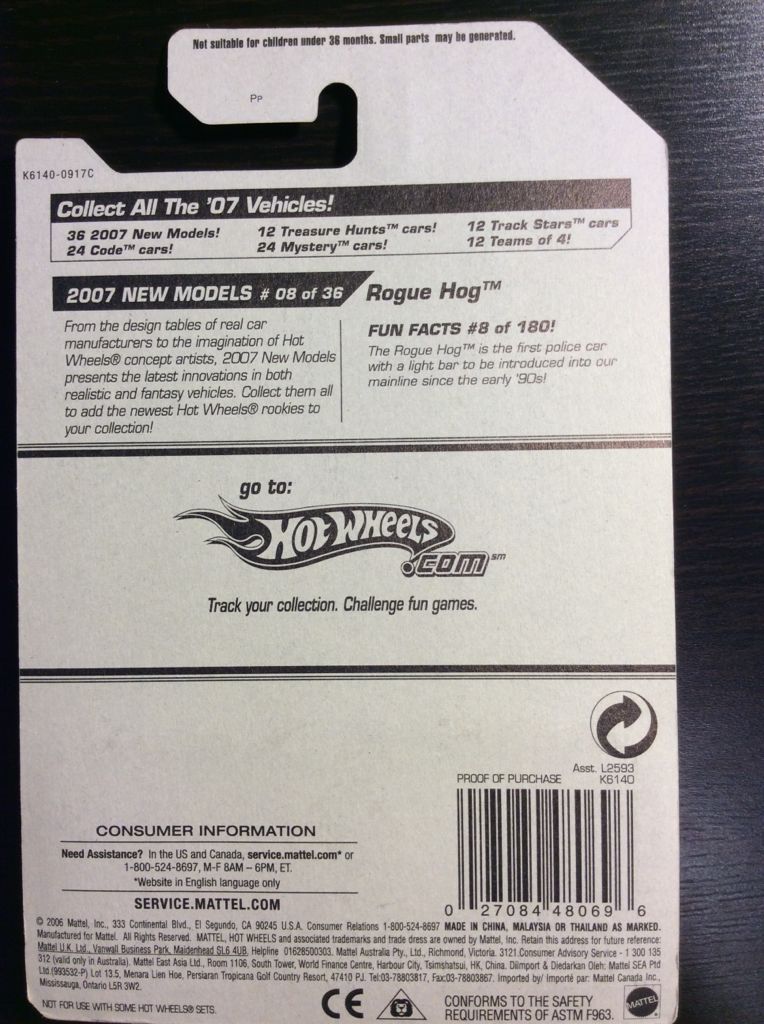 Rogue Hog - 2007 New Models toy car collectible - Main Image 2