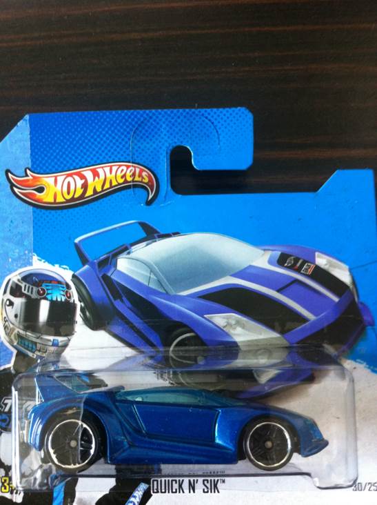 Quick N’ Sik - 2013 HW City - Nightburnerz toy car collectible - Main Image 2