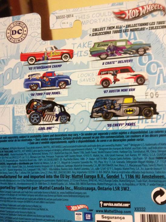 8 Crate Delivery - Bizarro - 2013 Pop Culture - DC Comics toy car collectible - Main Image 2