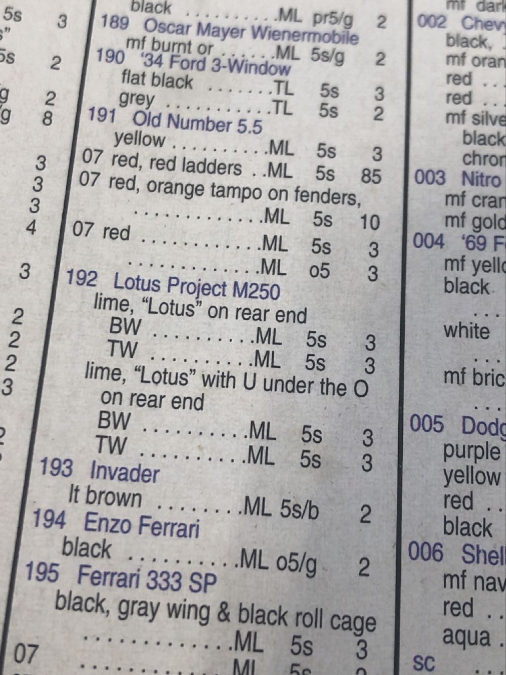 Lotus M250  - ’06 Mainline toy car collectible - Main Image 3