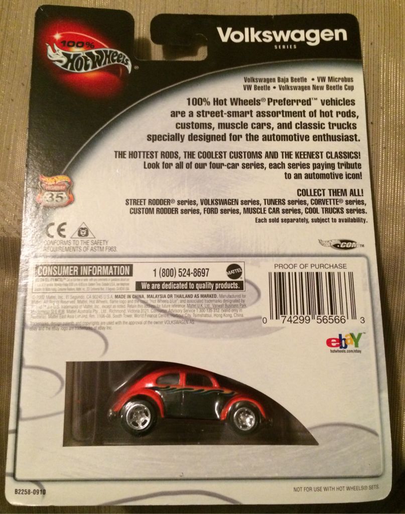 VW BEETLE - Volkswagen Series toy car collectible - Main Image 2