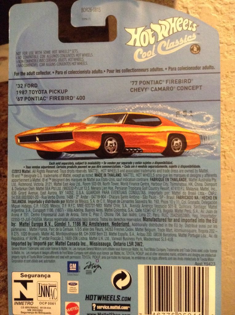 Chevy Camaro Concept - 2014 HW Cool Classics toy car collectible - Main Image 2