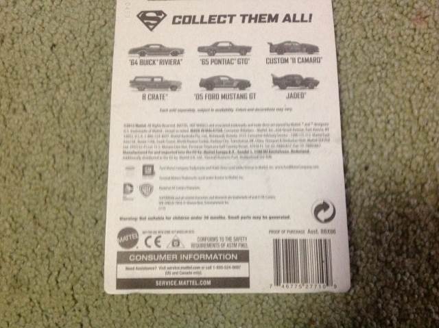 JADED - Superman toy car collectible - Main Image 2