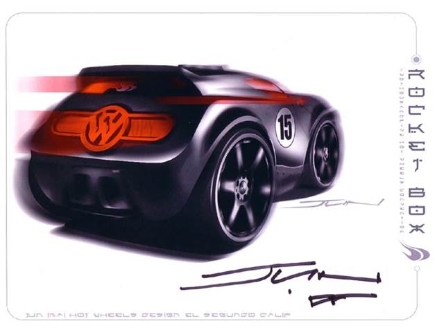 Rocket Box - HW Race toy car collectible - Main Image 2