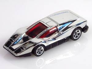 Hotwheels- Silver Bullet toy car collectible - Main Image 1