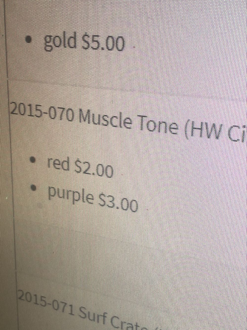 Muscle Tone - HW City toy car collectible - Main Image 3