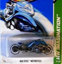 Max Steel Motorcycle - 2013 HW Imagination - Future Fleet toy car collectible - Main Image 2