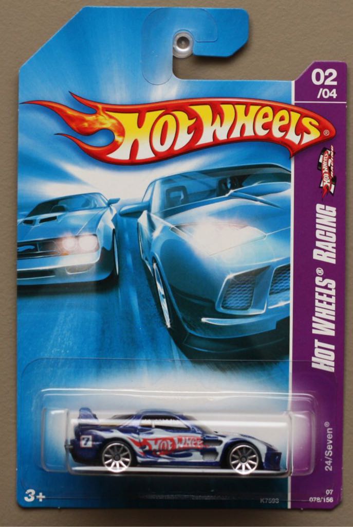 24/seven  - 2007 Hot Wheels Racing toy car collectible - Main Image 2