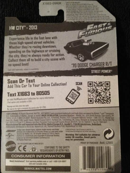 1970 Dodge Charger - First Editions toy car collectible - Main Image 2