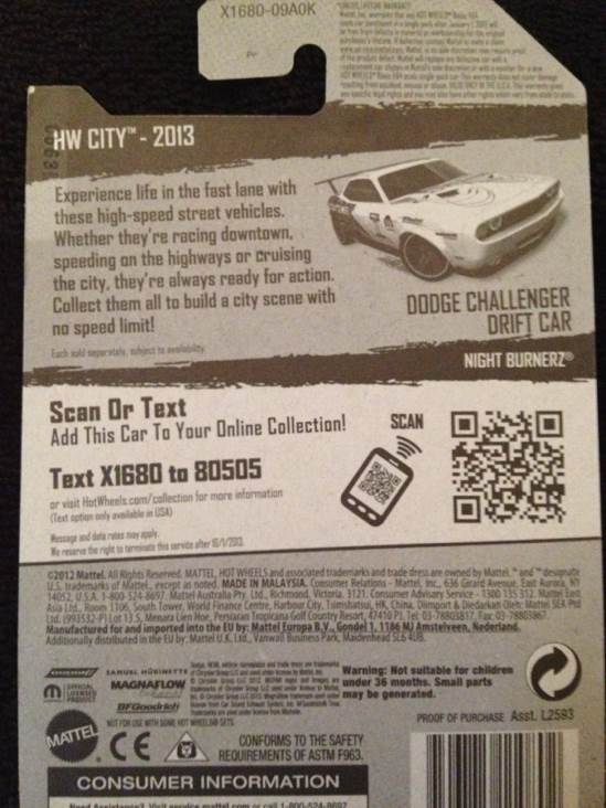 2007 Dodge Charger Drift - Faster Than Ever toy car collectible - Main Image 2