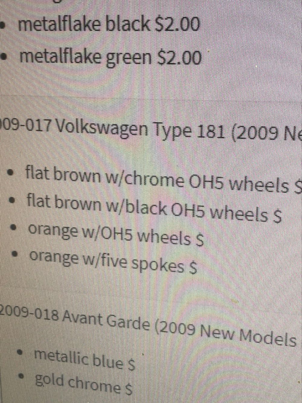 Hot Wheels Volkswagen Type 181 - 2009 HW Classics toy car collectible - Main Image 3