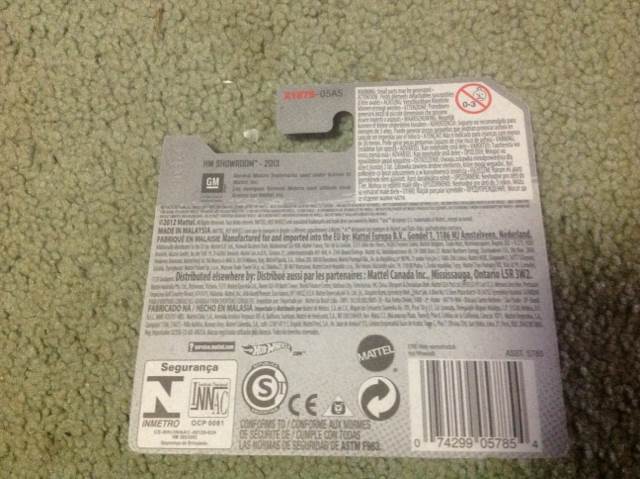 55 Chevy Bel Air Gasser - HW Showroom toy car collectible - Main Image 2