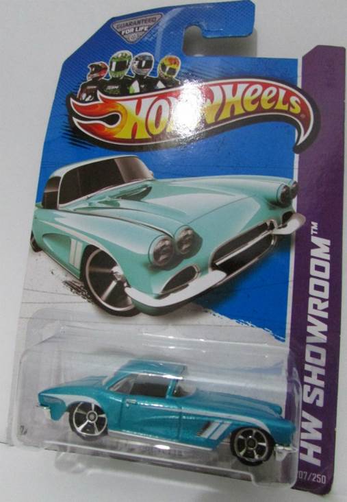 ’62 Corvette - ’13 HW Showroom toy car collectible - Main Image 1