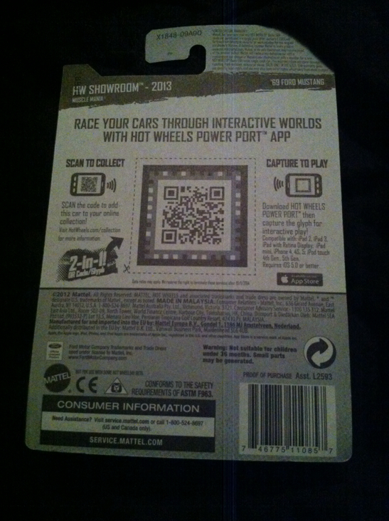 1969 Ford Mustang - HW Showroom: Muscle Mania toy car collectible - Main Image 2