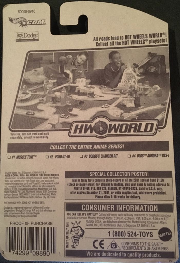 Dodge Charger Rt - Anime Series toy car collectible - Main Image 2