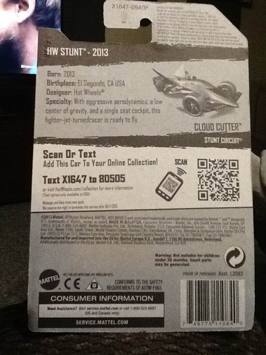2013/179 Cloud Cutter - HW Stunt - Stunt Circuit ’13 toy car collectible - Main Image 2