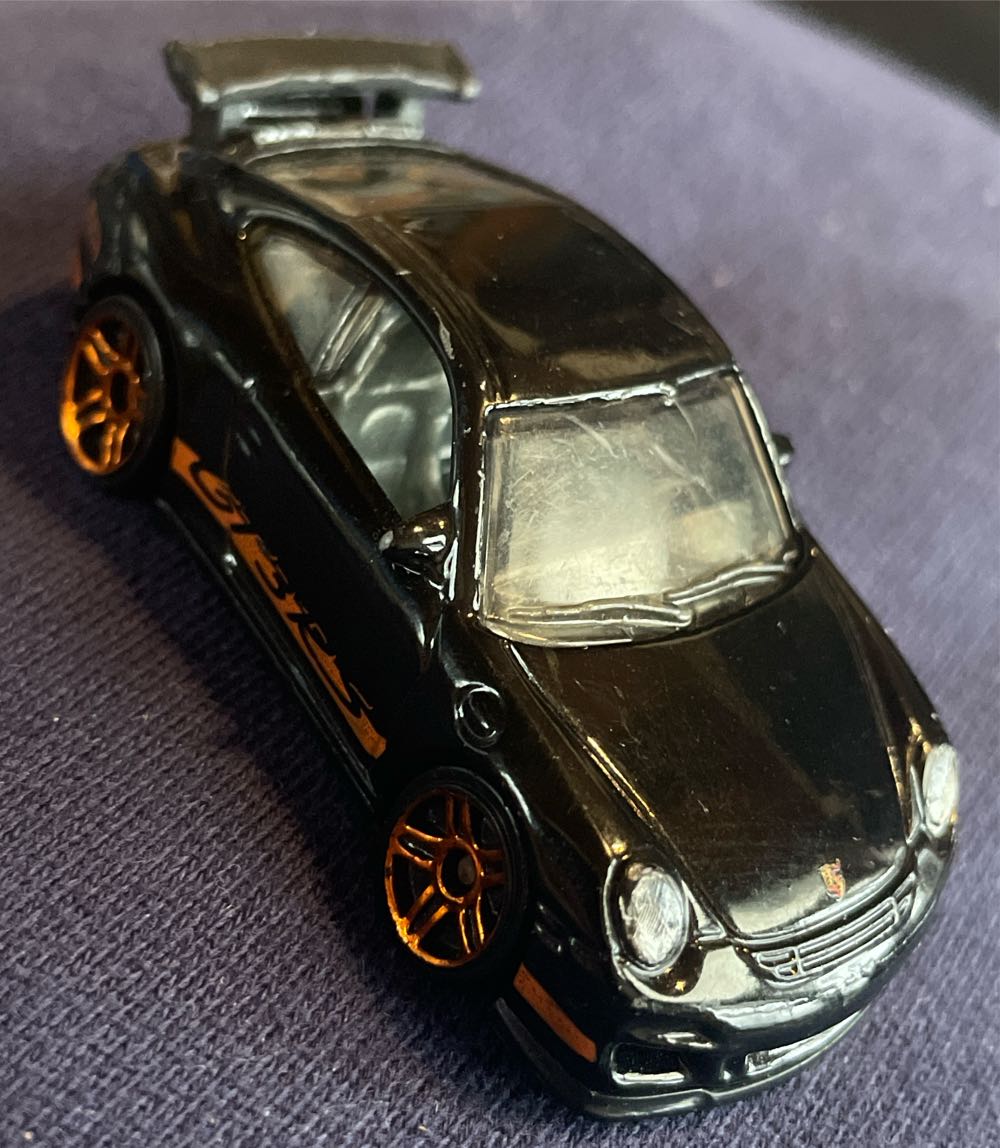 Porsche 911 GT3 RS Black - HW Showroom toy car collectible - Main Image 2