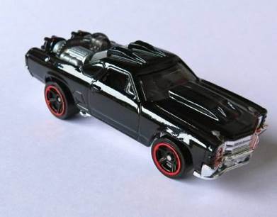 Custom ’71 El Camino - HW Stunt toy car collectible - Main Image 2