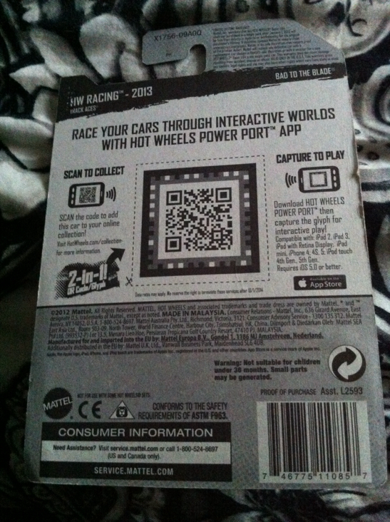 Bad To The Blade - 2013 Treasure Hunt toy car collectible - Main Image 2